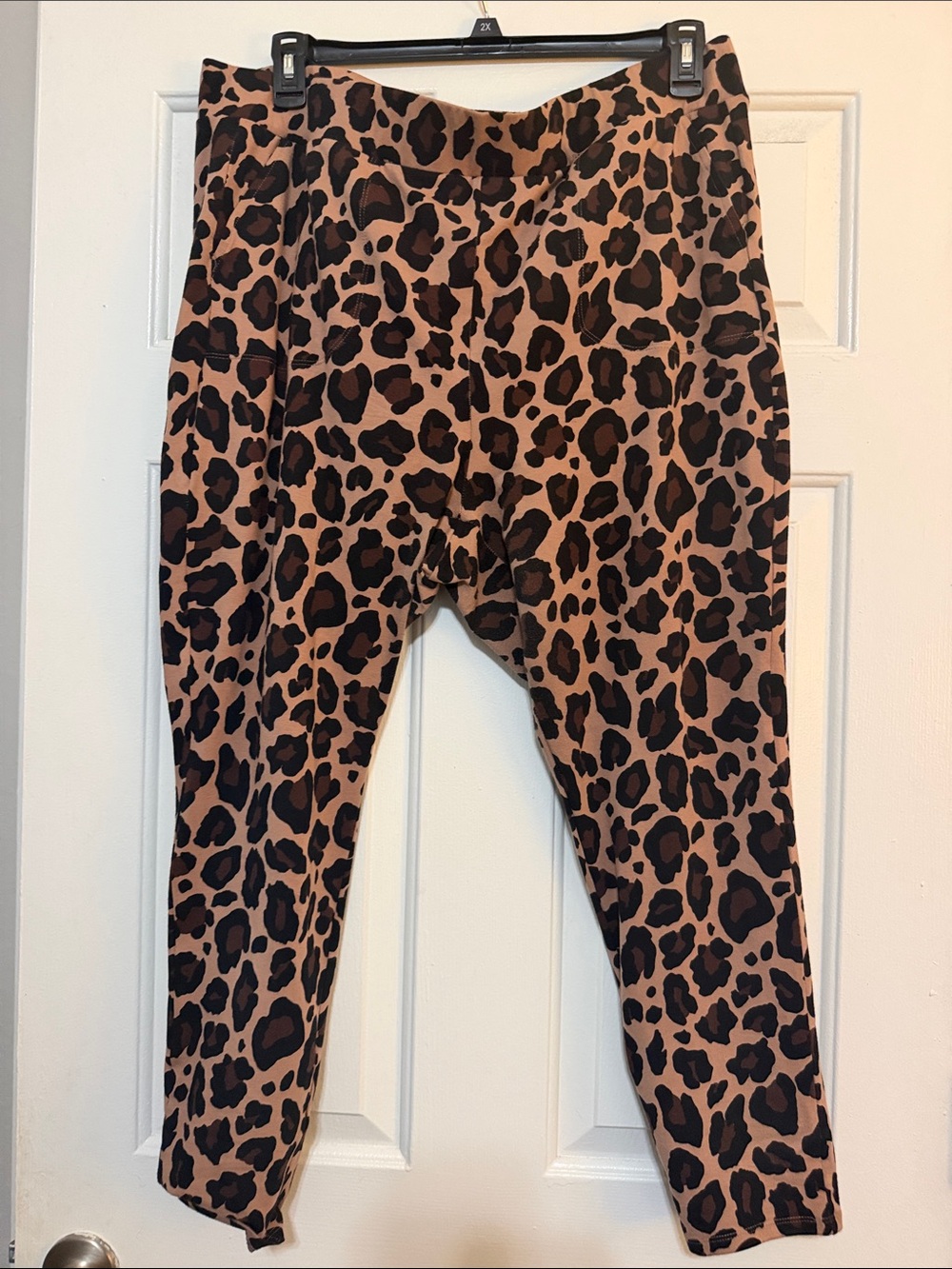 torrid Leopard Print Leggings - Tan and Black